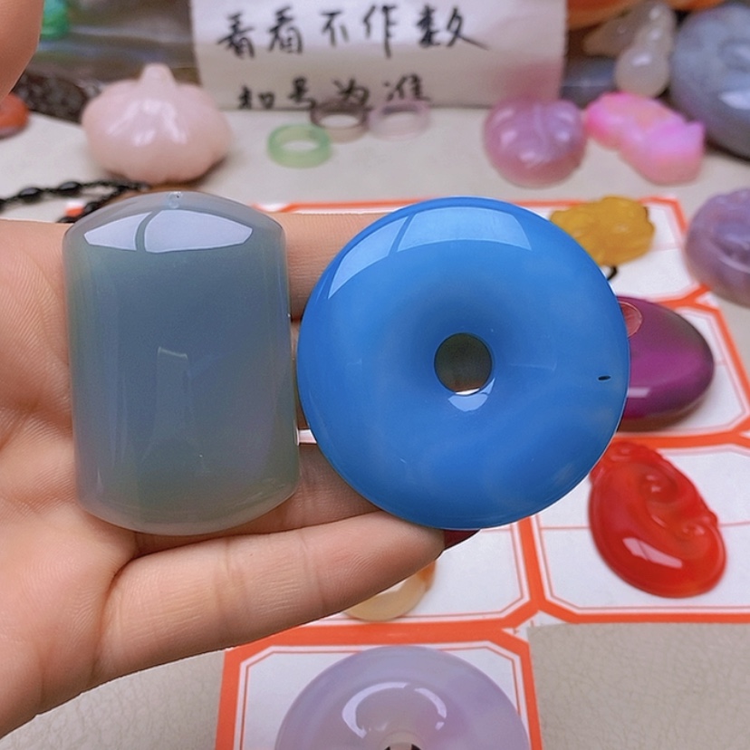 【闪购商品】未镶嵌玛瑙/玉髓珠宝半成品听*哥