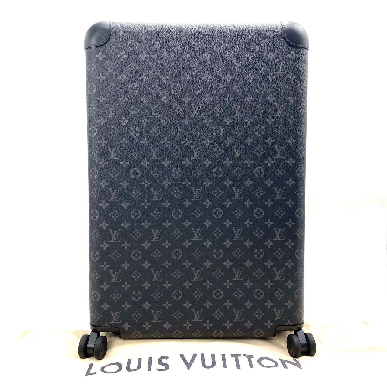 95新 LouisVuitton/路易威登 黑老花四轮拉杆箱旅行箱 尺寸46/68