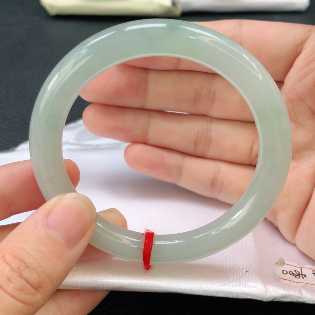 翡翠未镶嵌手镯翡翠圆54