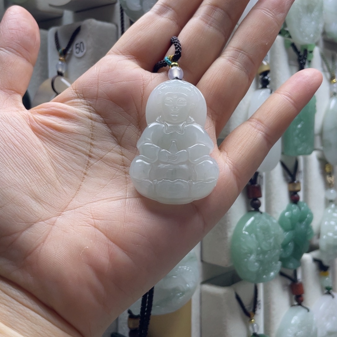 颈饰合金石英质玉