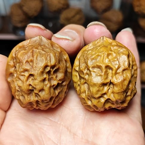 吊坠文玩核桃花魁蛤蟆头（14）
