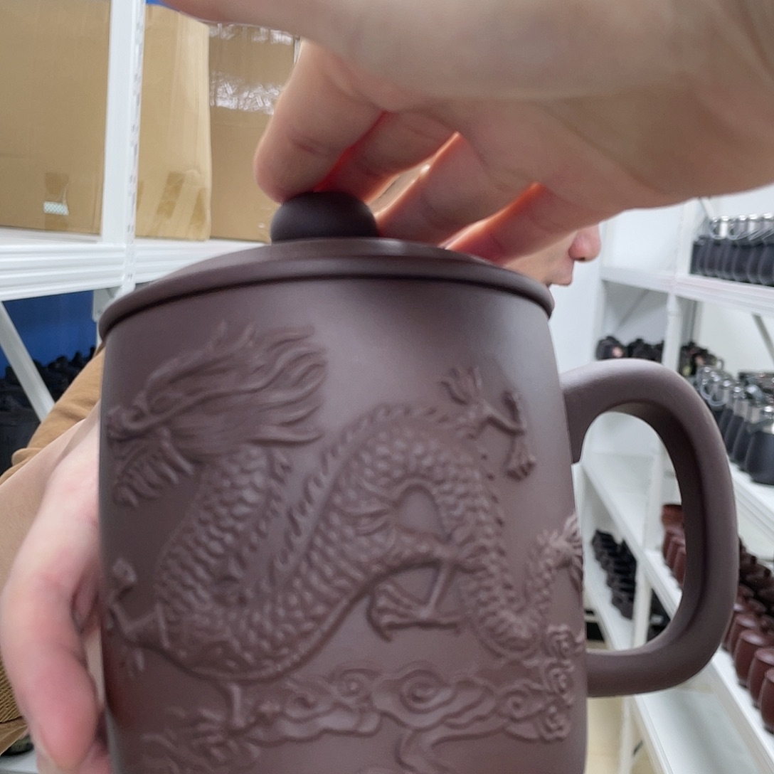 紫砂茶杯原矿紫砂