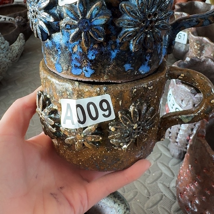 黎***默粗陶手工制作多肉花盆