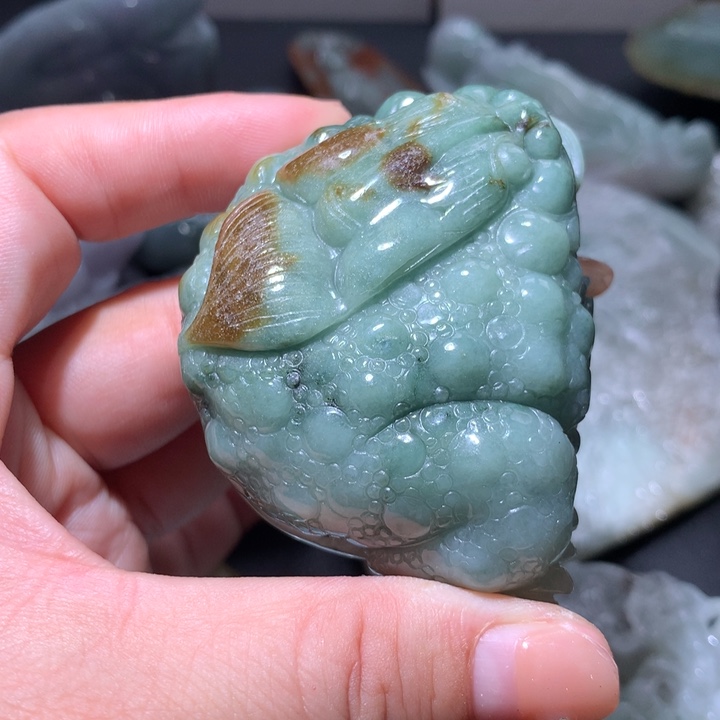 翡翠未镶嵌颈饰保真天然A货翡翠