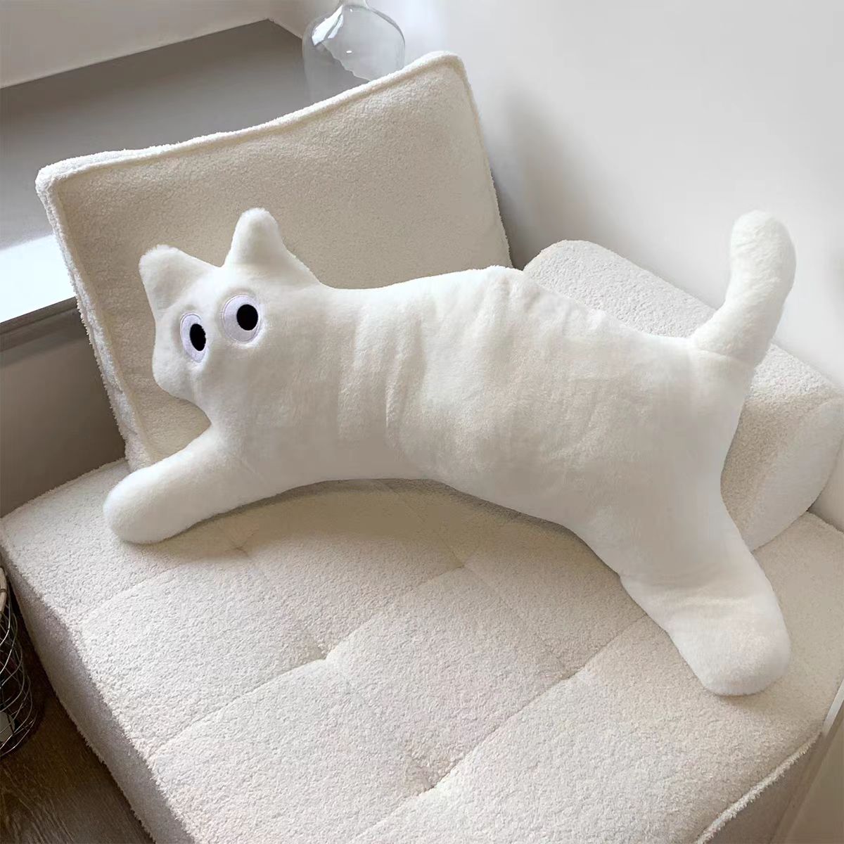 【安之静雅】「超萌好物」治愈解压猫咪抱枕毛绒玩具抱枕玩偶毛绒玩具