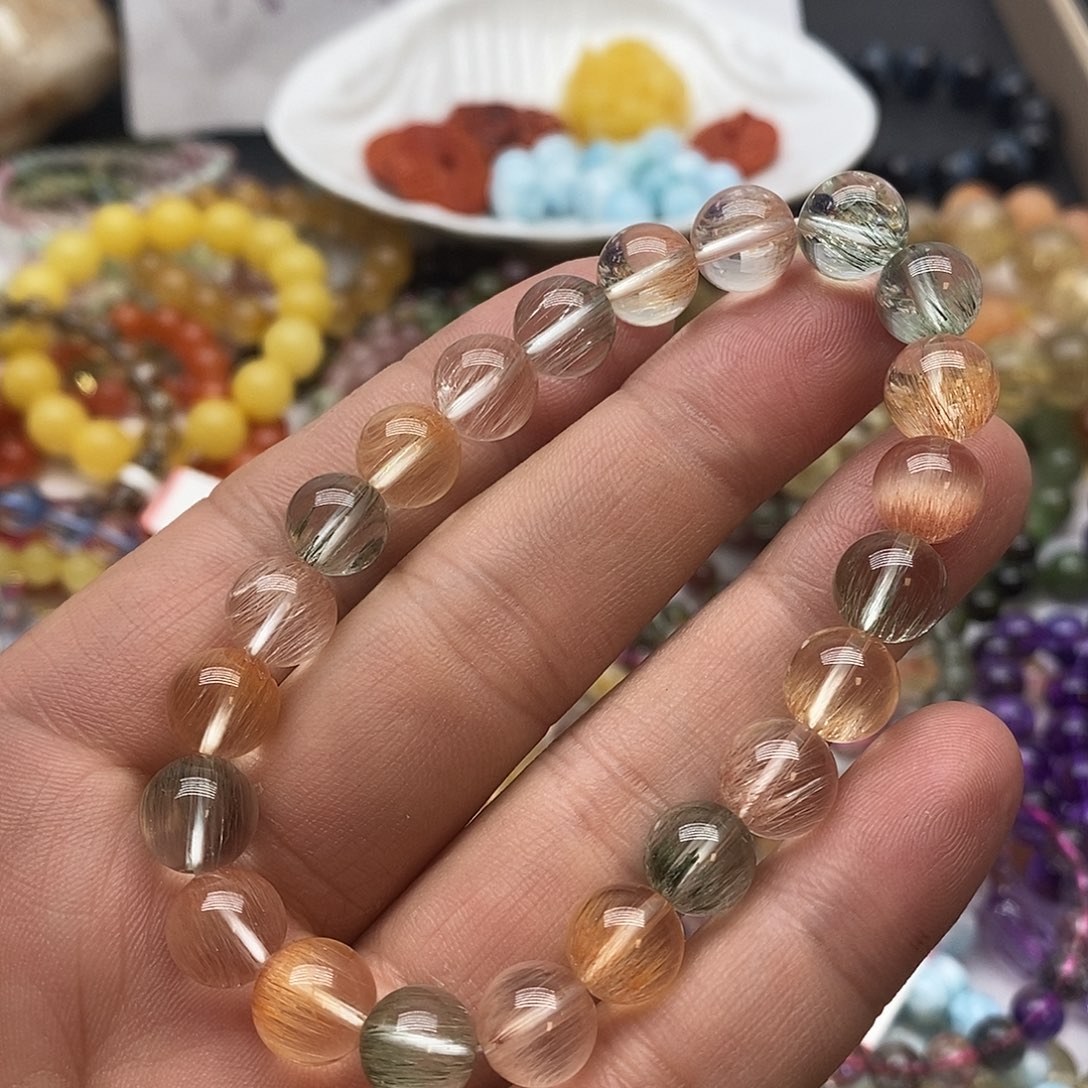 水晶手串未镶嵌蛋****、……