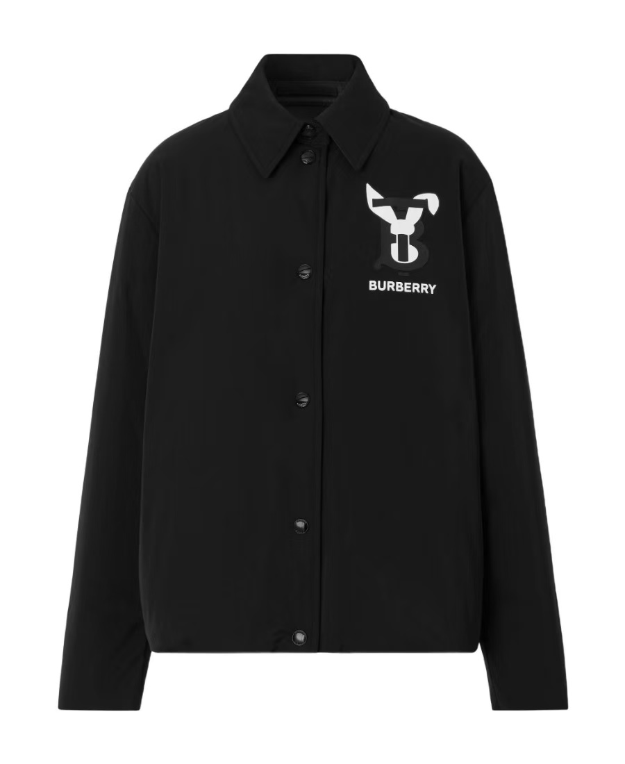 未使用 BURBERRY/博柏利 双面logo翻领羽绒服