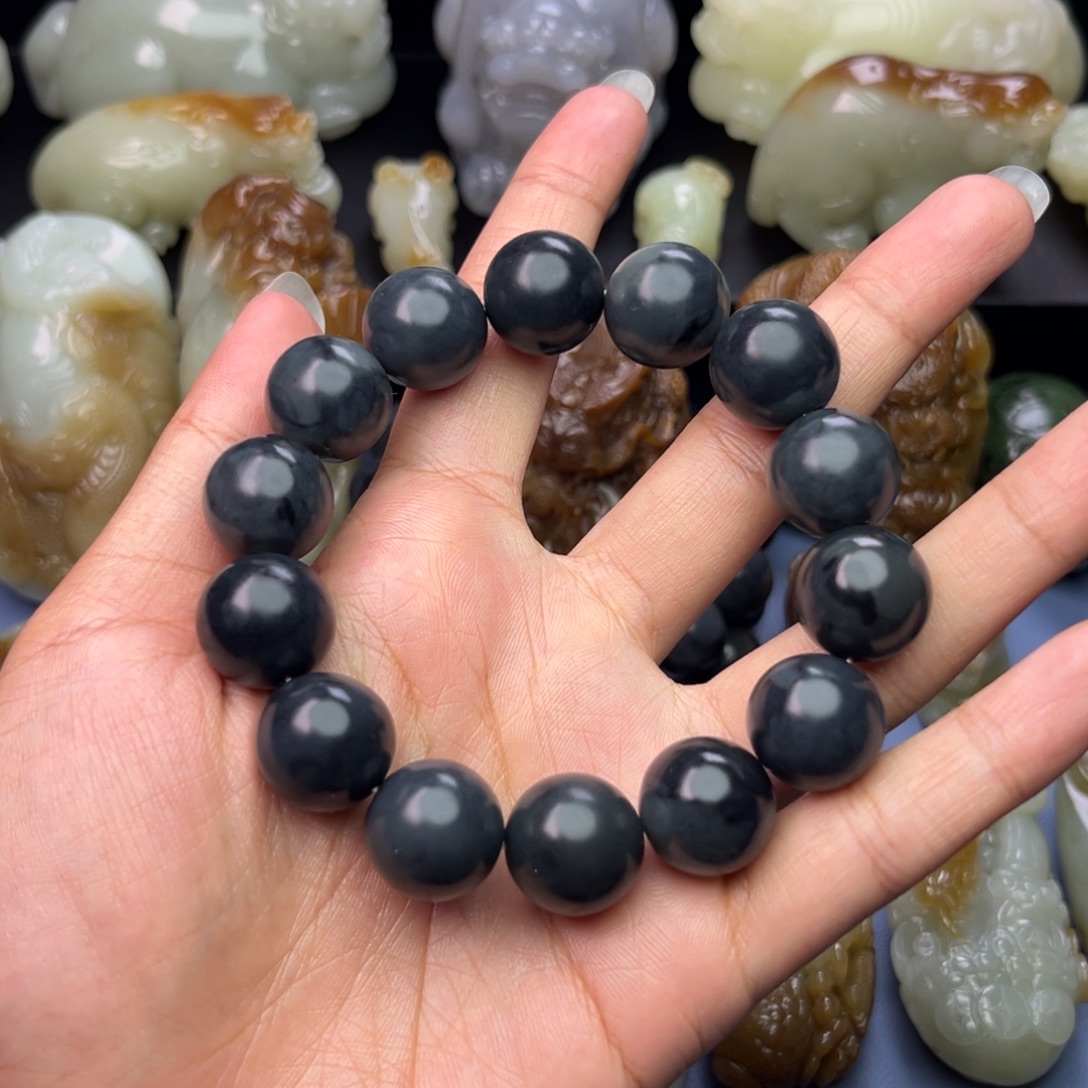 未镶嵌手串和田玉