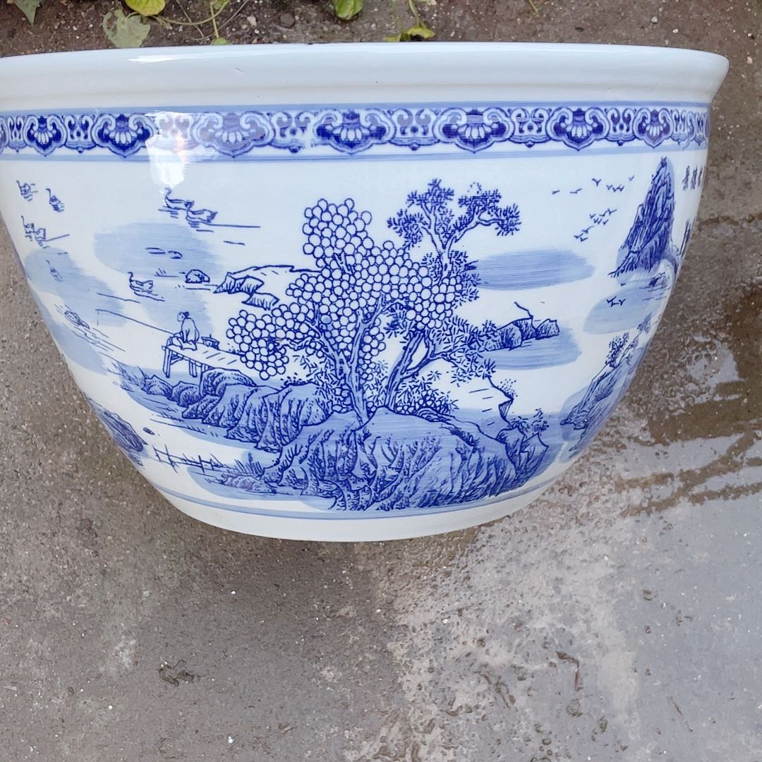 景德镇陶瓷鱼缸景德镇陶瓷鱼缸