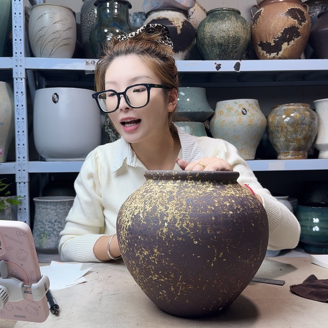 17@25 紫砂花盆尺寸