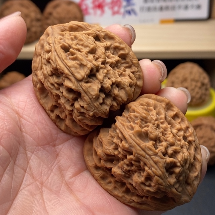 文玩核桃吊坠晓*正三角老疆高炮0785