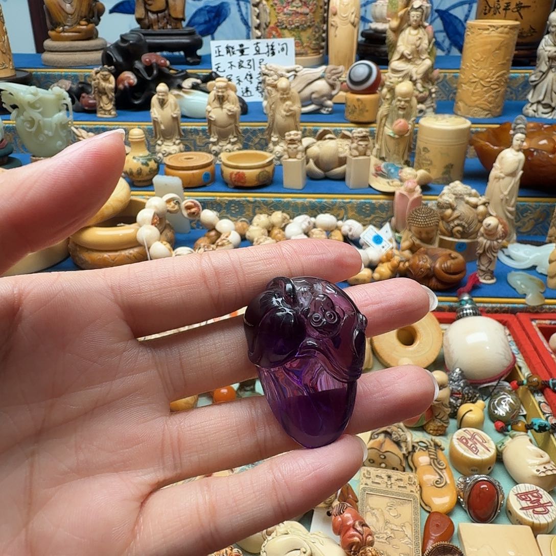 彪***哥紫晶颈饰未镶嵌好物推荐2222222222222