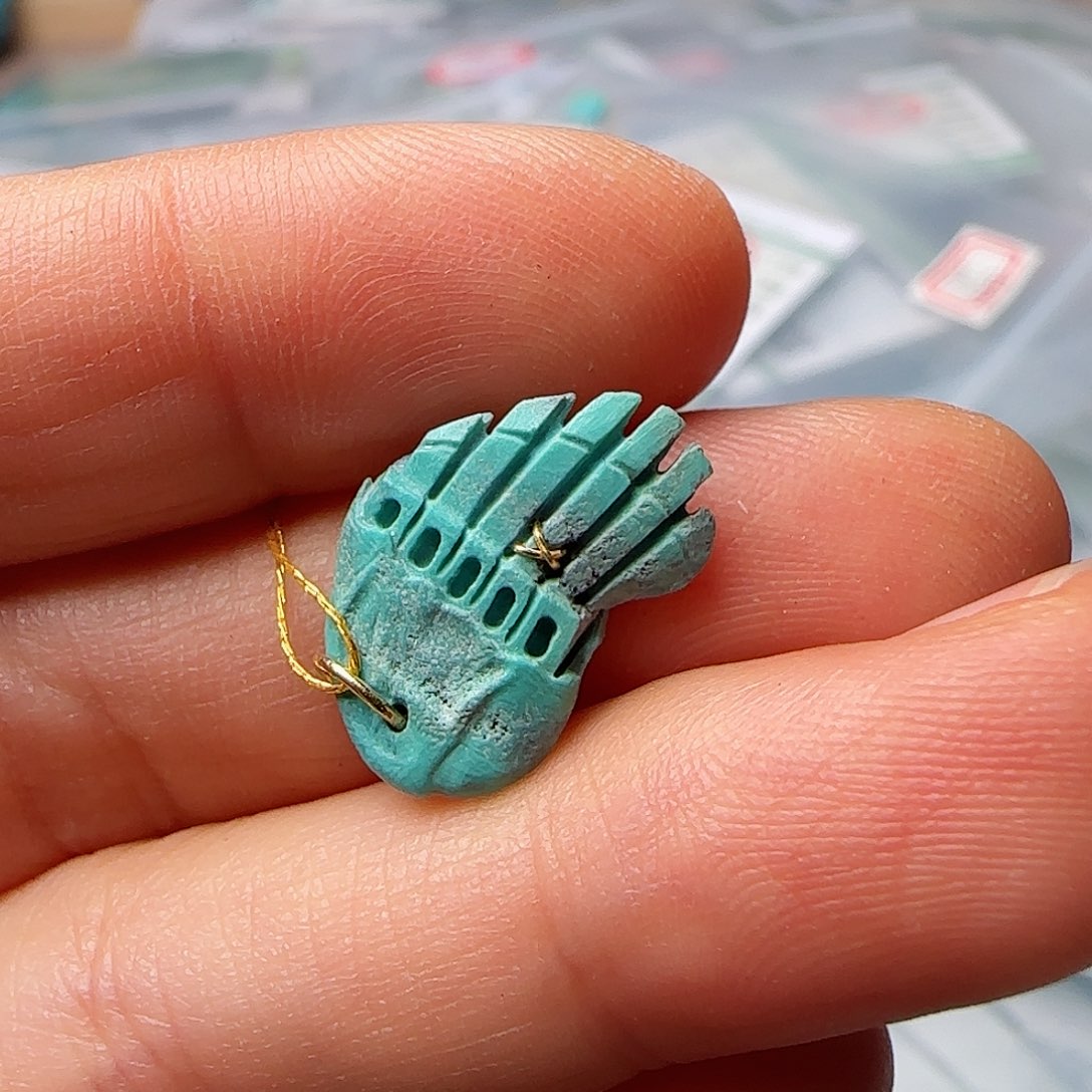 绿松石珠宝半成品未镶嵌