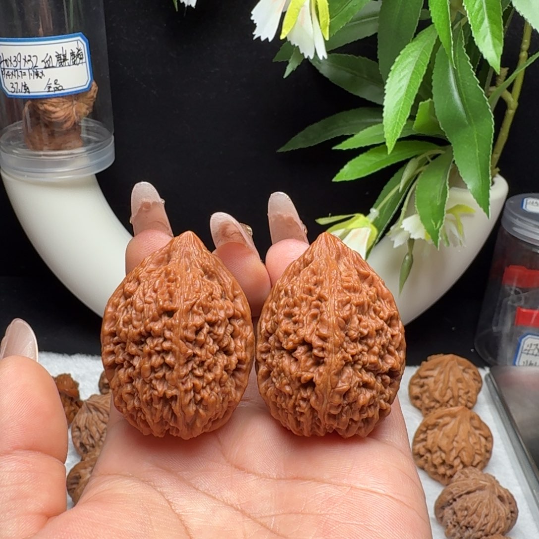 文玩核桃把件大蒜头36.8