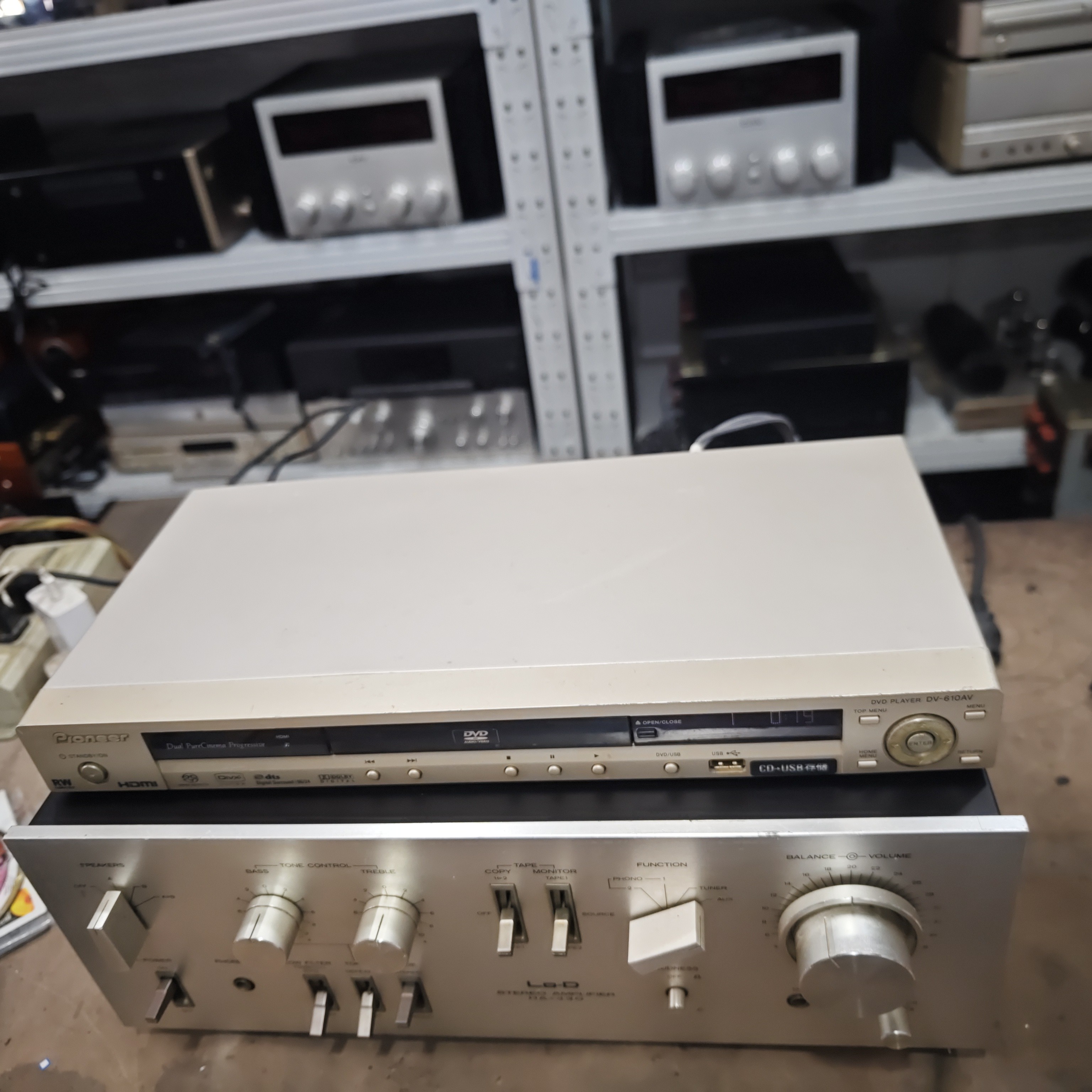 8新  二手先锋DVD机610正常不包邮不支持七天无理由退换