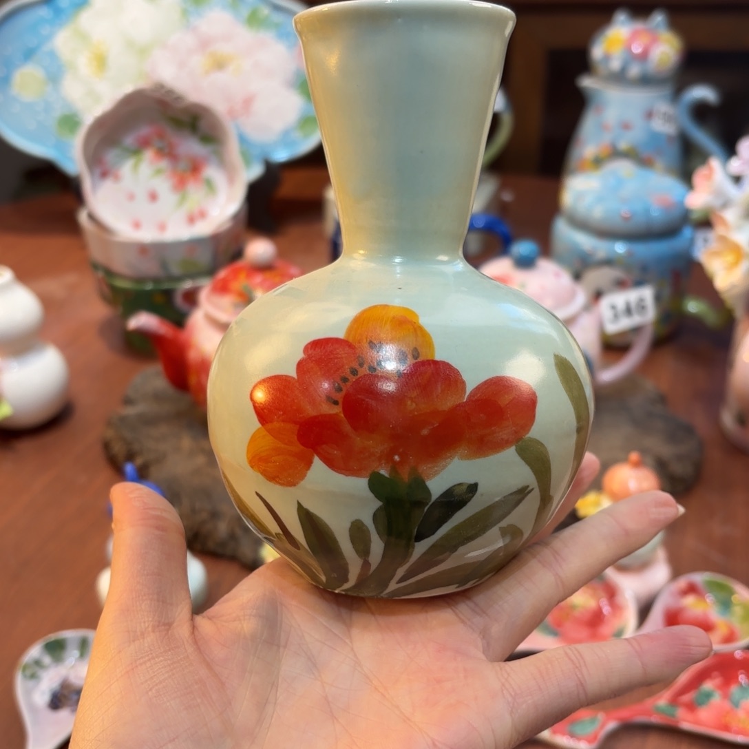 景德镇手绘高温釉下彩陶瓷茶具