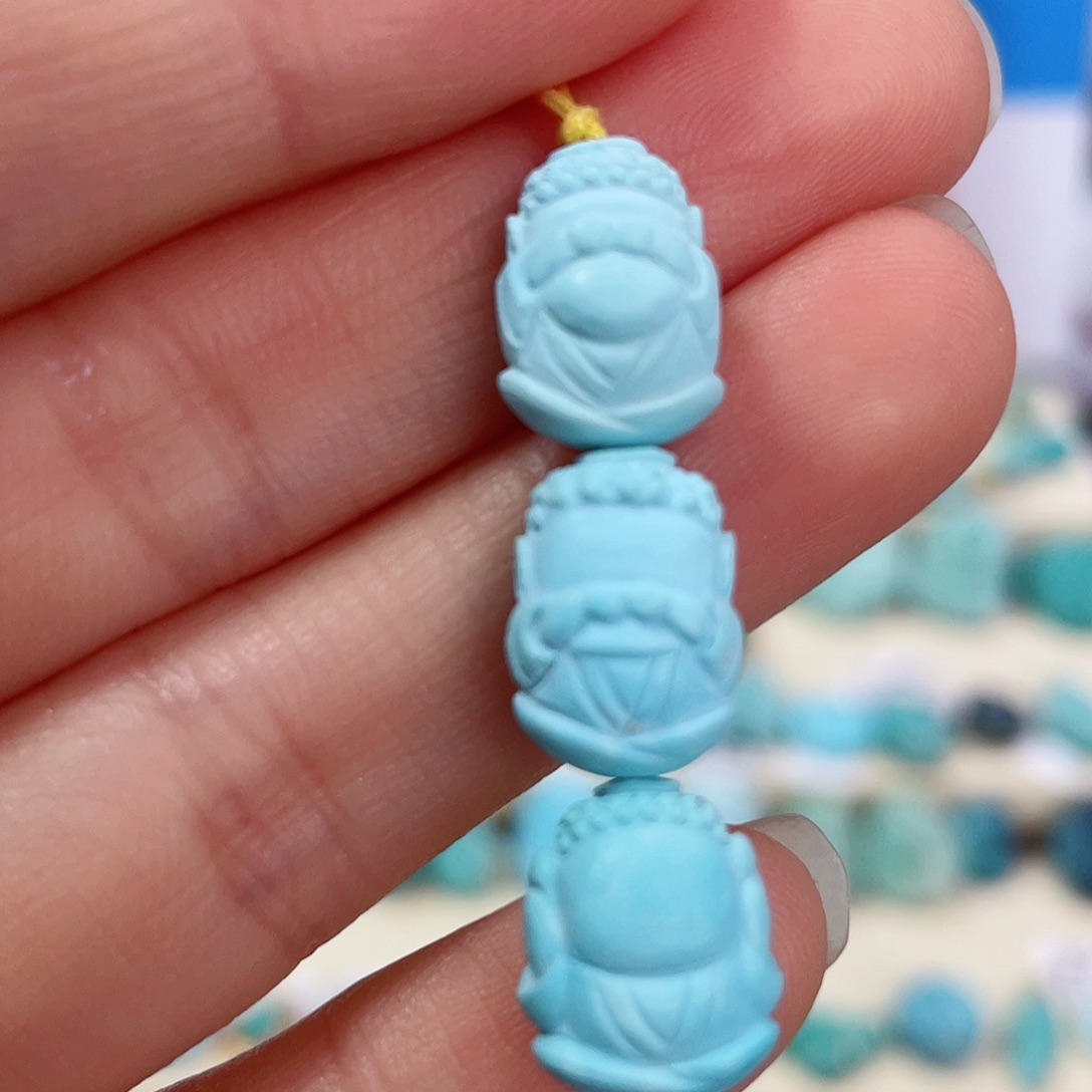 绿松石珠宝奇石未镶嵌