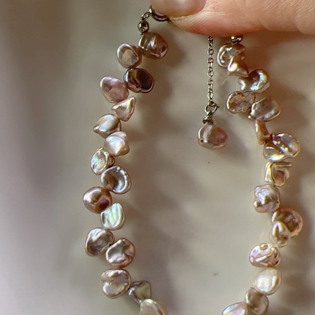 淡水珍珠手链合金