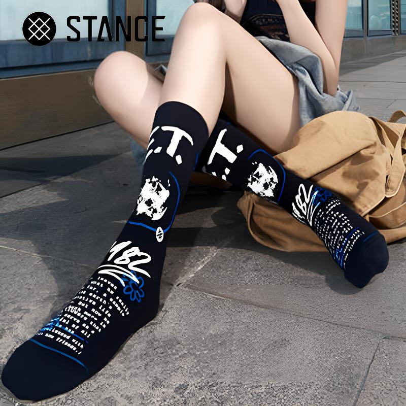 STANCE斯坦斯xET外星人-联名款休闲男袜跑步袜中筒袜综合运动女袜