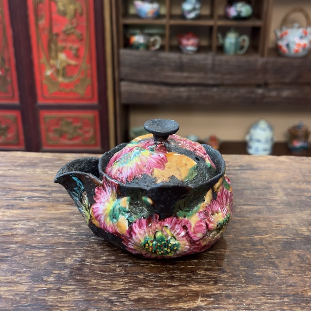 柴烧手工手绘陶瓷