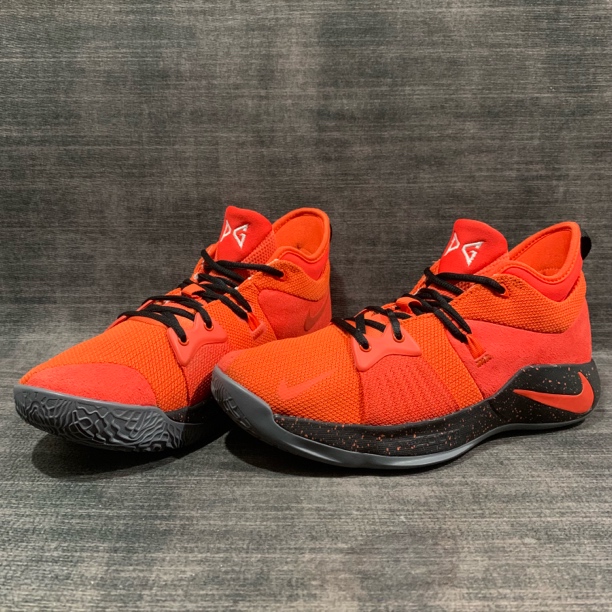 44码/保罗乔治 PG2 ID 雷霆橙 九九新 气垫未踩开 无原盒 篮球鞋