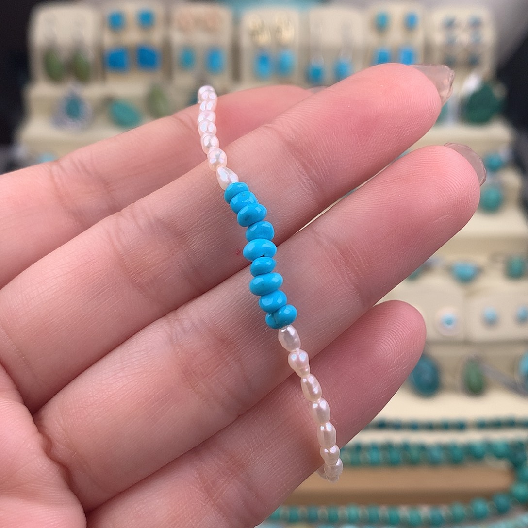 绿松石未镶嵌手链