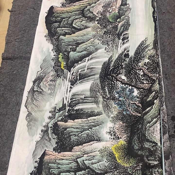 稻***人国画国画国画小六尺的