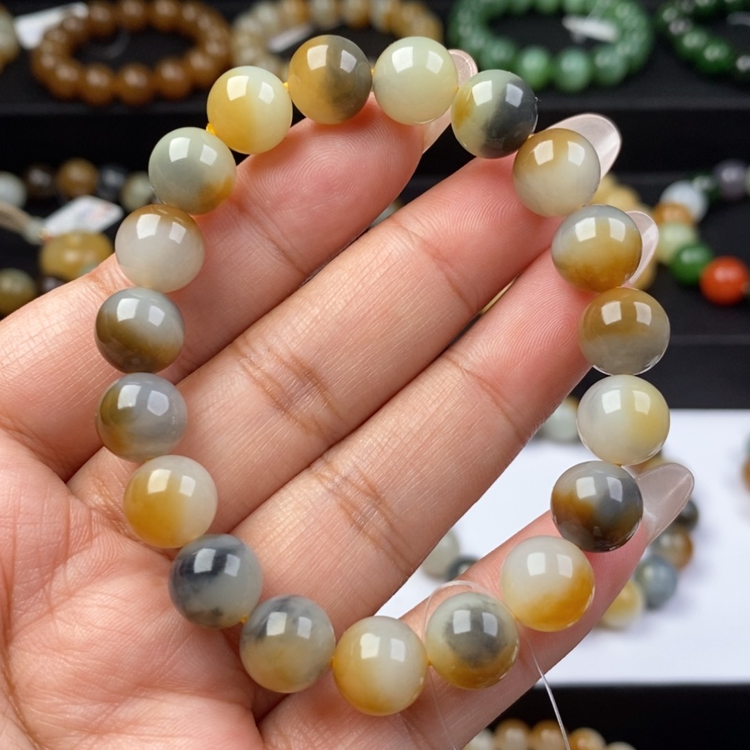 和田玉手串未镶嵌