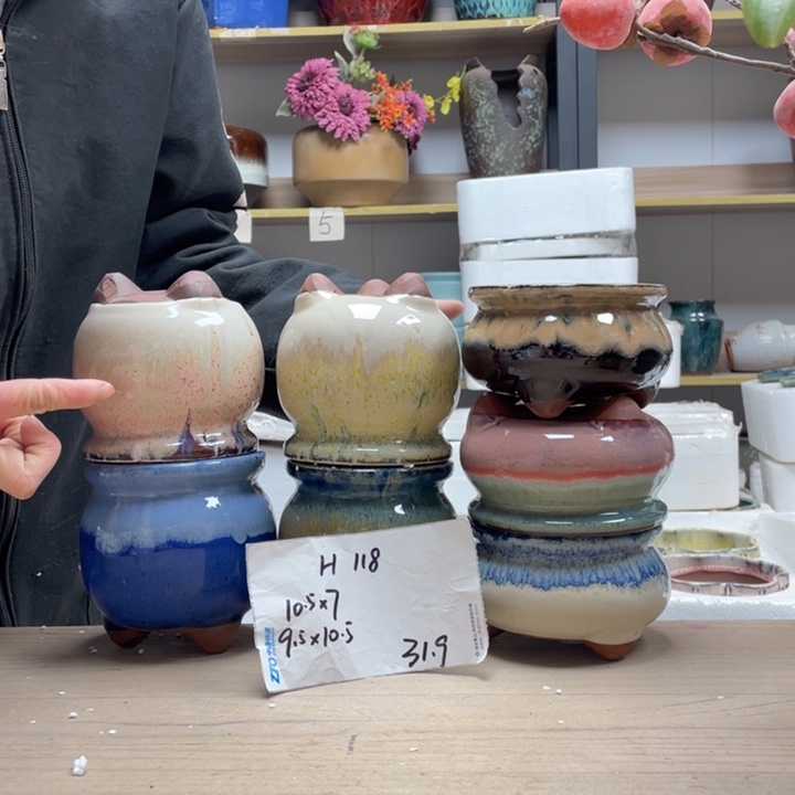 粗陶多肉花盆微瑕118