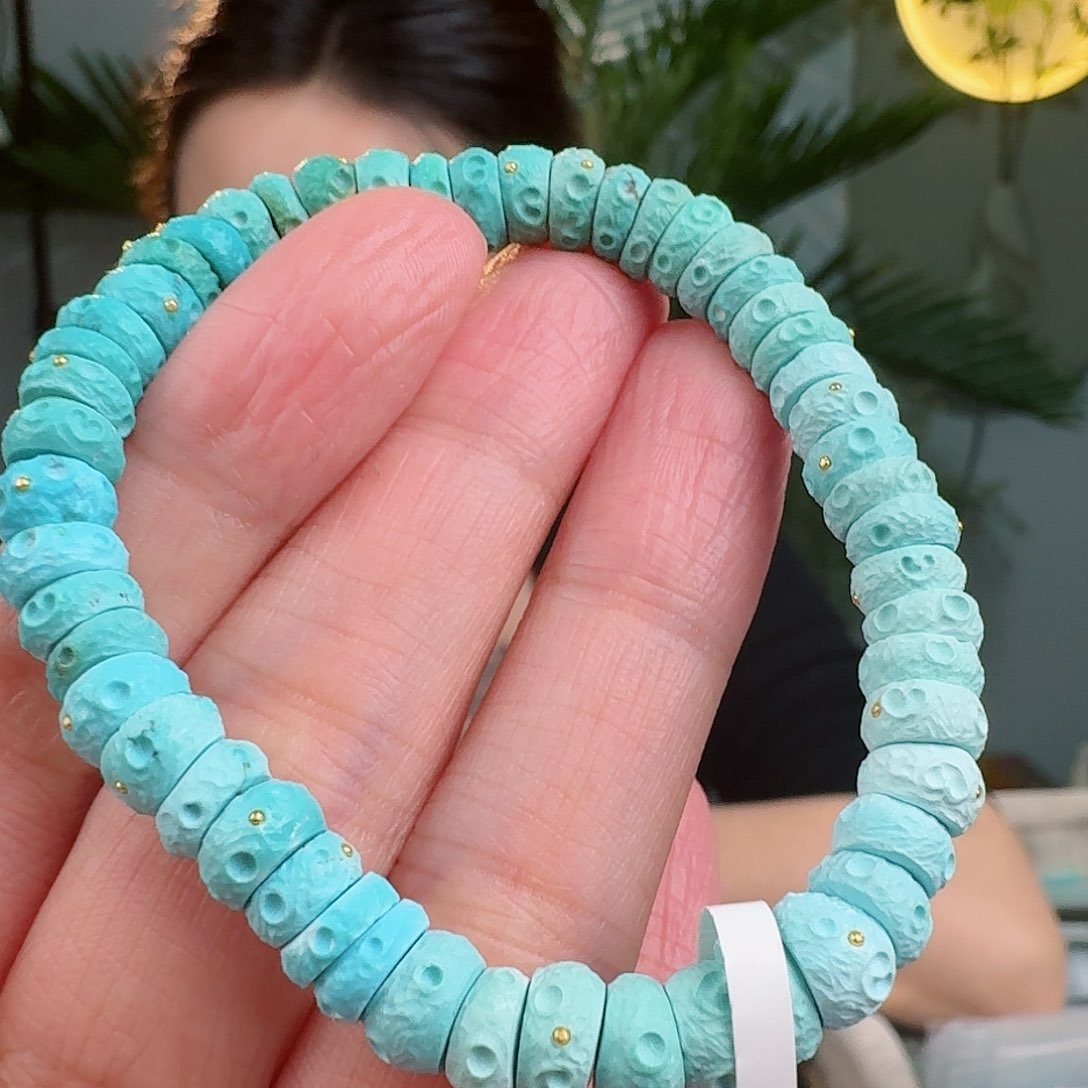 绿松石珠宝奇石未镶嵌