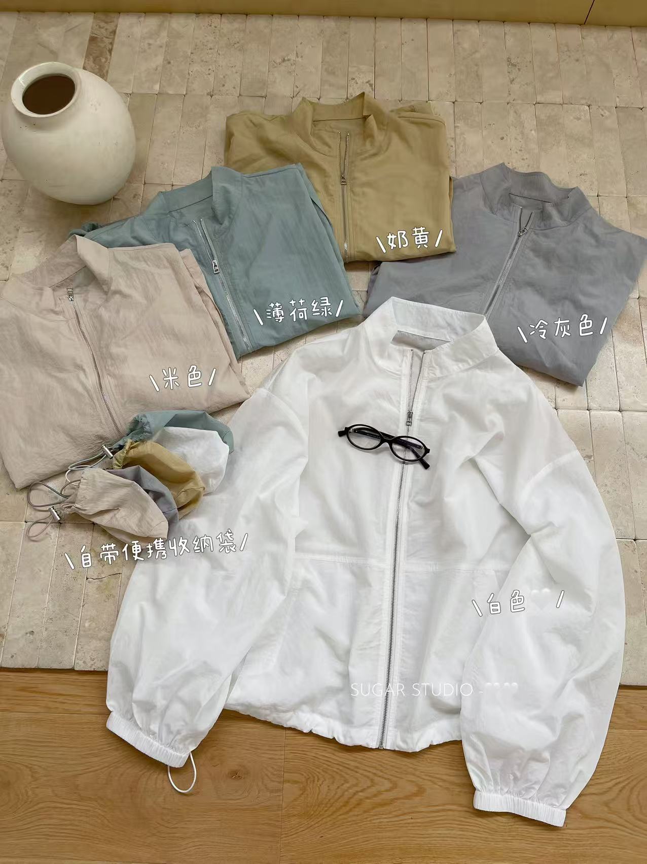 仓美美精选-户外防晒衣设计感透气通勤潮