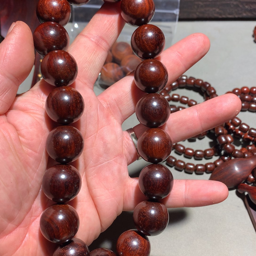小叶紫檀手串/手链2.0/19粒手持