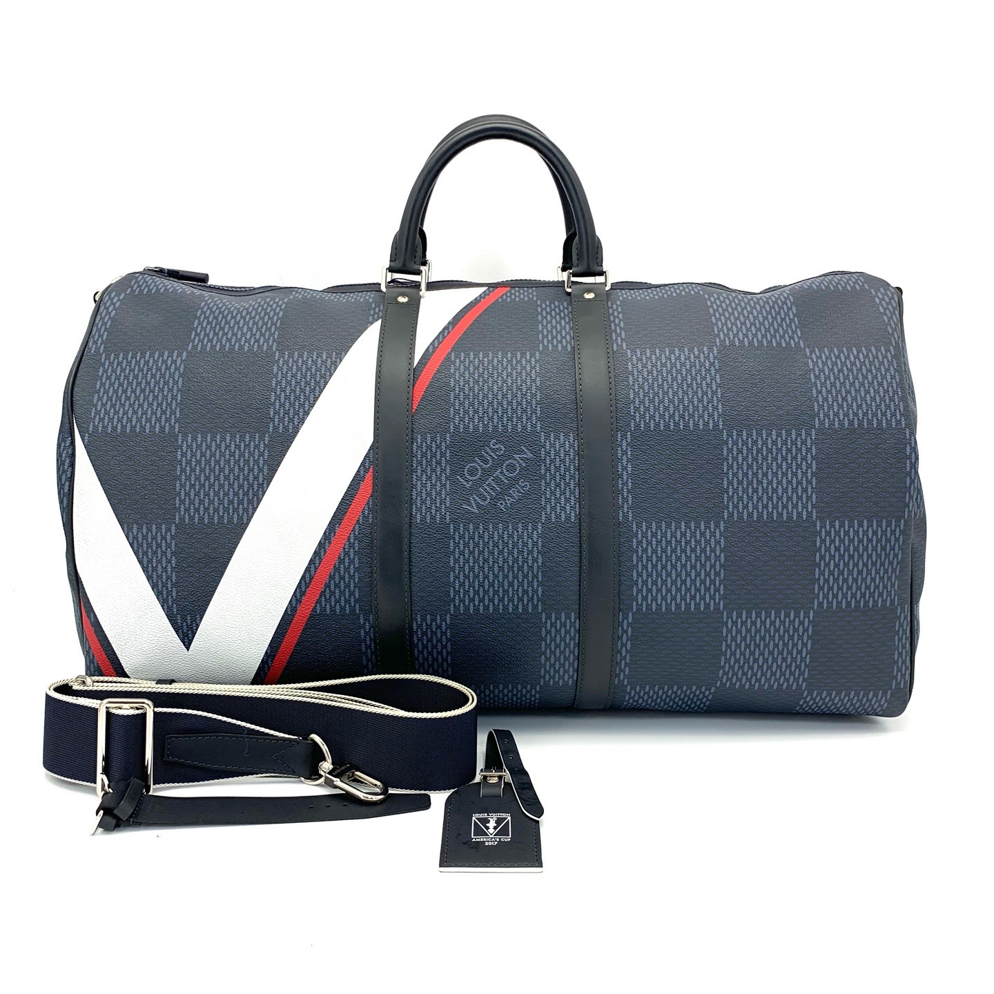 95新 LouisVuitton/路易威登 限量款keepall55旅行袋 尺55/31