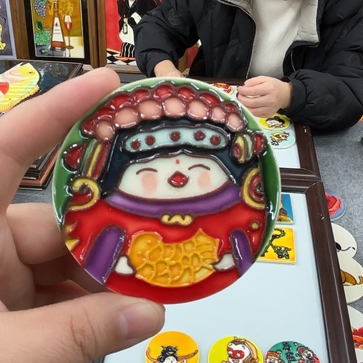 陶瓷板画6/6冰箱贴