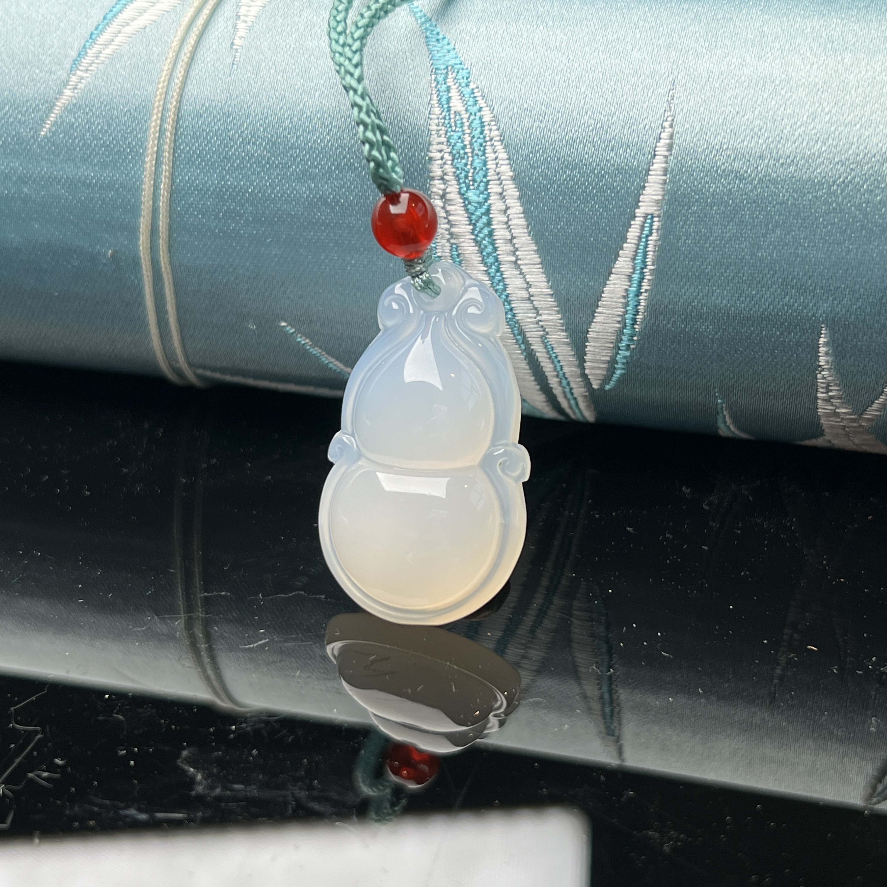 玛瑙（玉髓）葫芦吊坠女士珠宝玉石挂件时尚百搭首饰男款 @只发一件