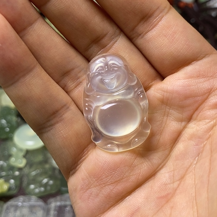 岫玉岫玉手把件未镶嵌