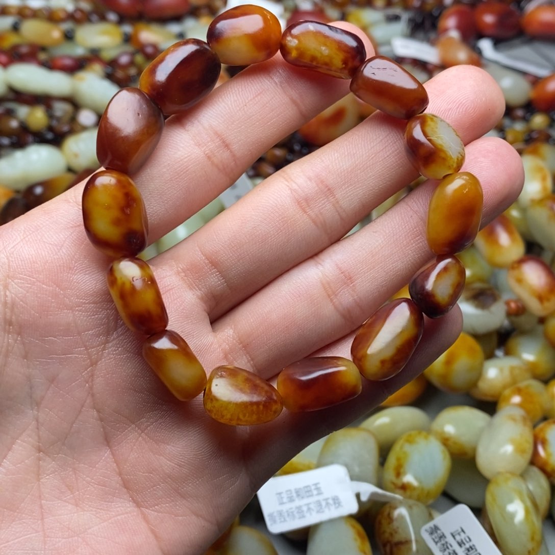 和田玉手链未镶嵌