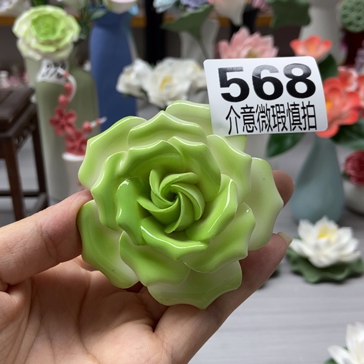 陶瓷手工制作陶瓷花