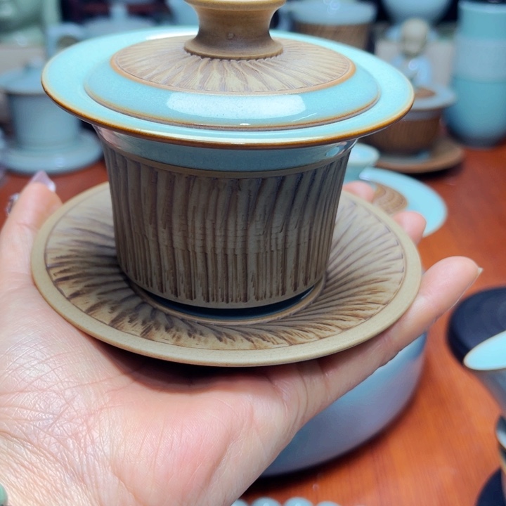 【闪购商品】汝州单壶单杯天青，赵琳