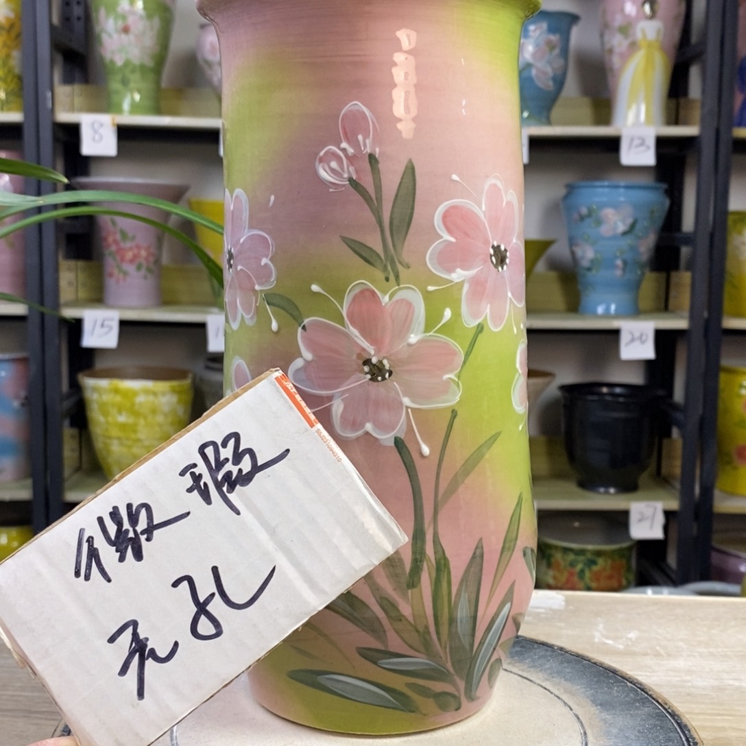 景德镇手工手绘陶瓷花盆
