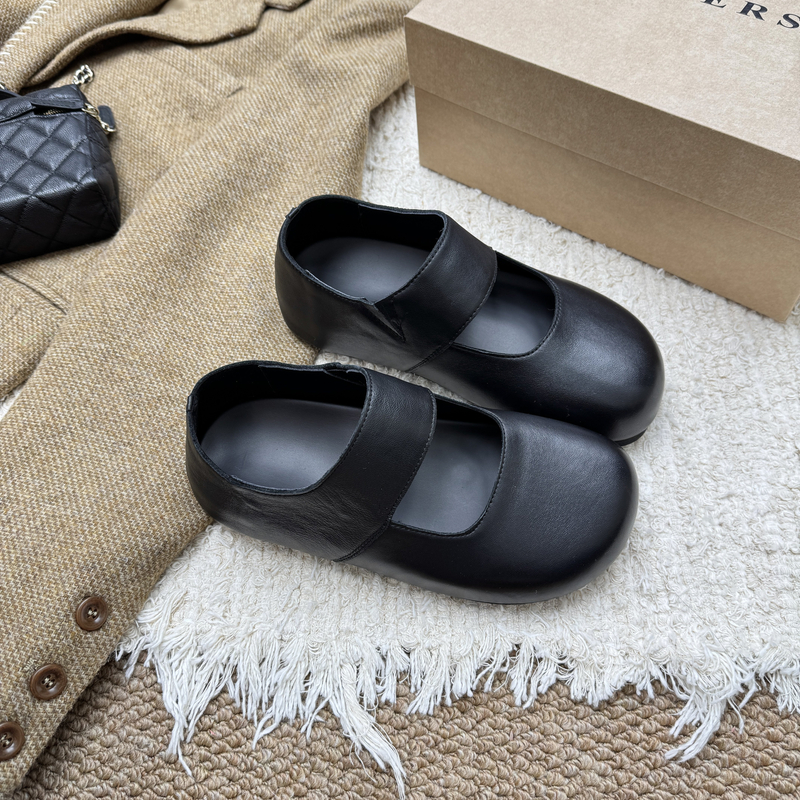 2026春季新款头层小牛皮玛丽珍鞋单鞋dieao