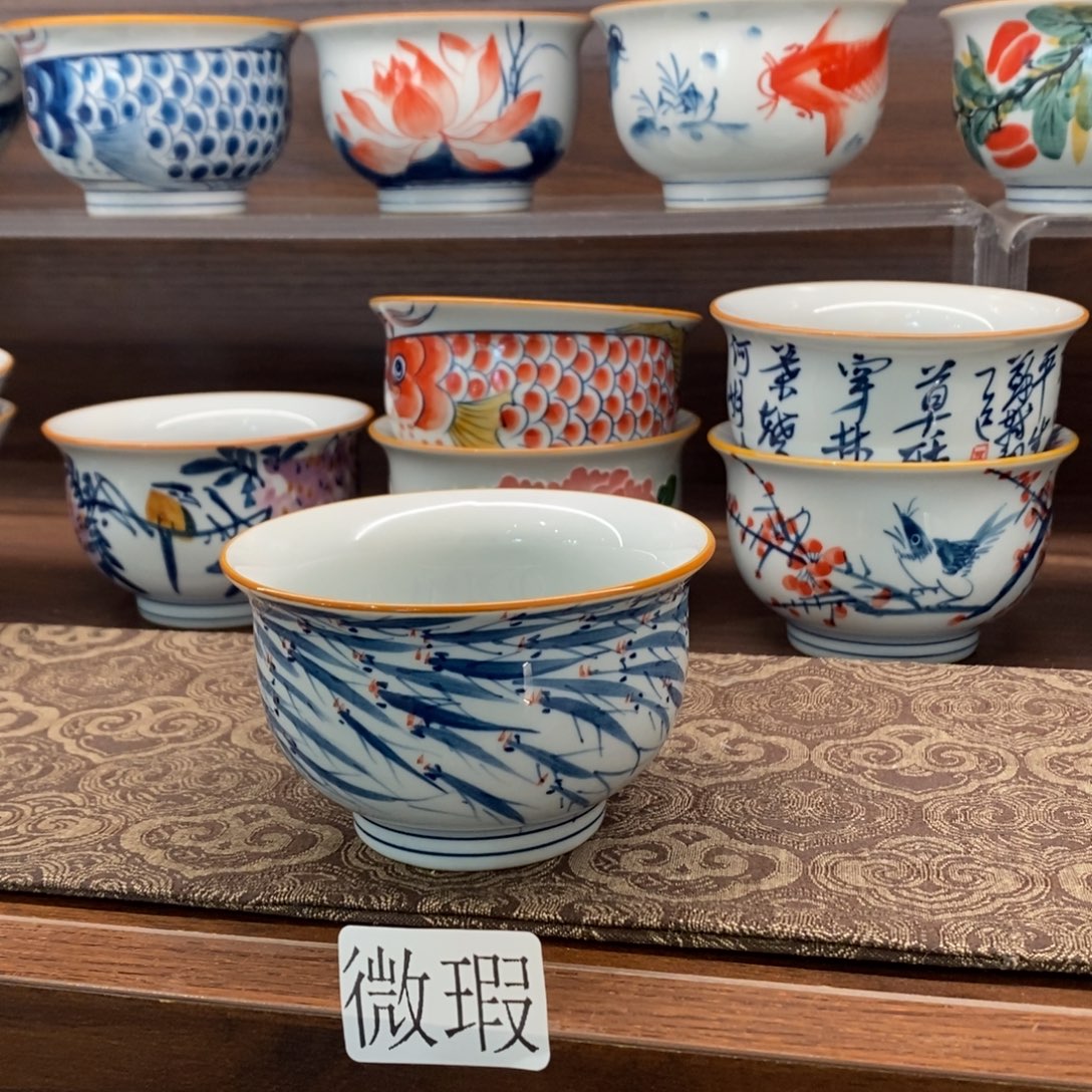 釉下彩手工绘制手工绘制