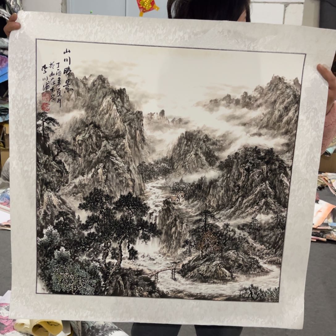 国画书法作品多次绘画作品参加