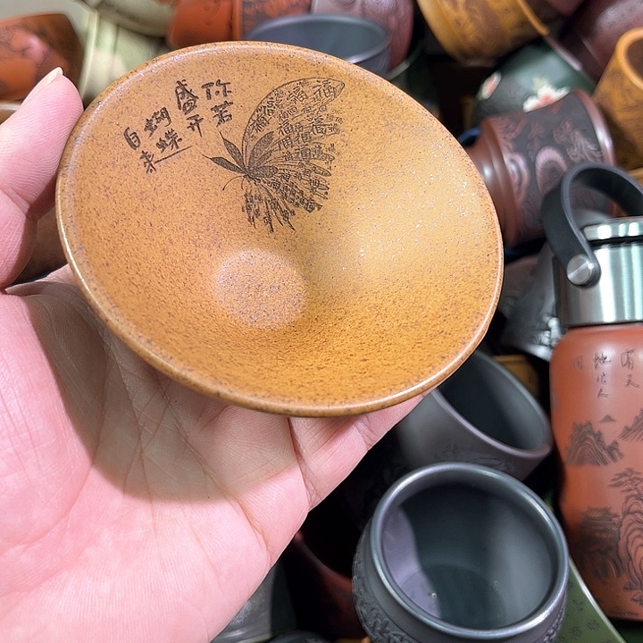 茶杯紫砂全手工紫砂主人杯