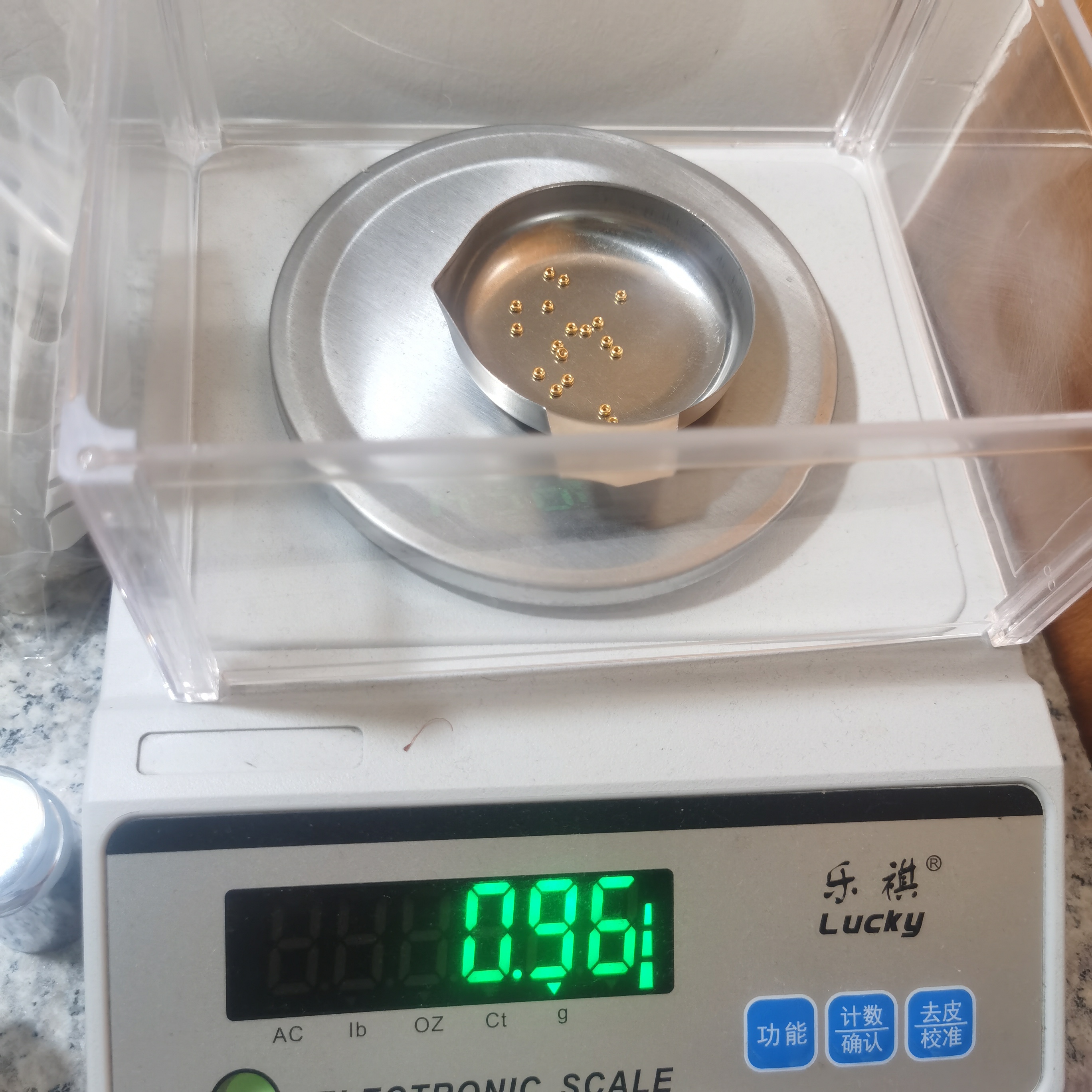 足金黄金文玩配饰