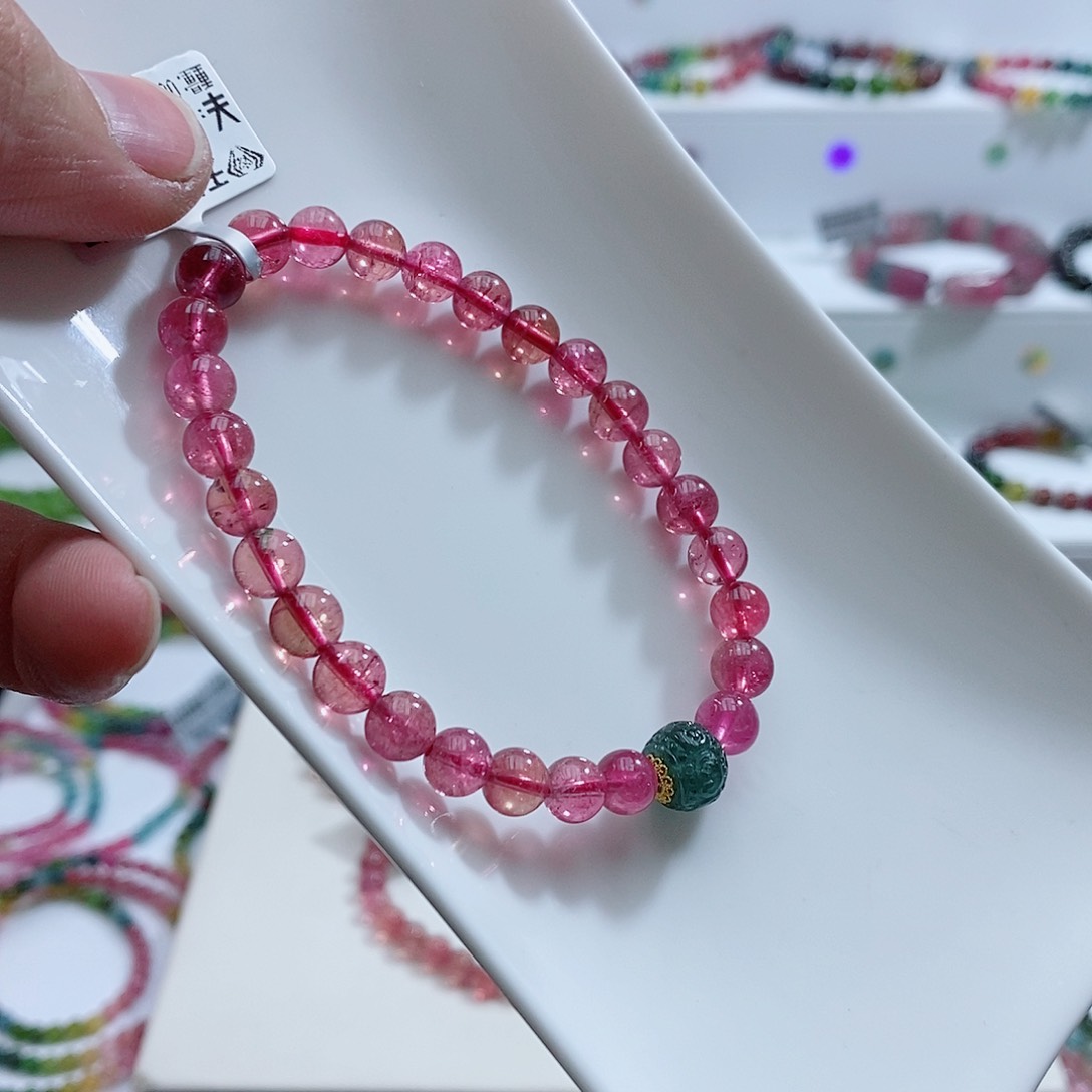 碧玺手链未镶嵌手链