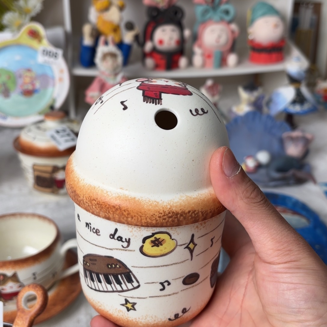 瓷片可爱的鸭鸭鸭鸭鸭