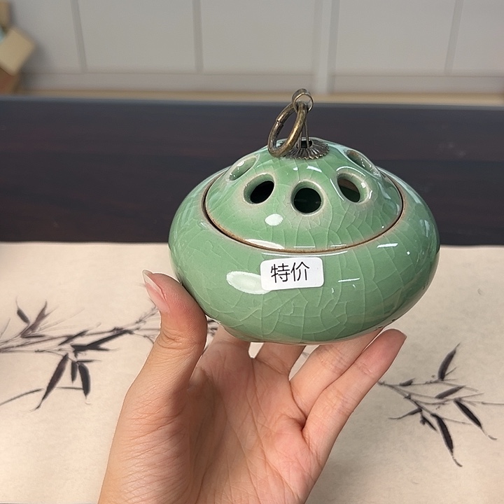 龙泉云间青瓷小米茶器