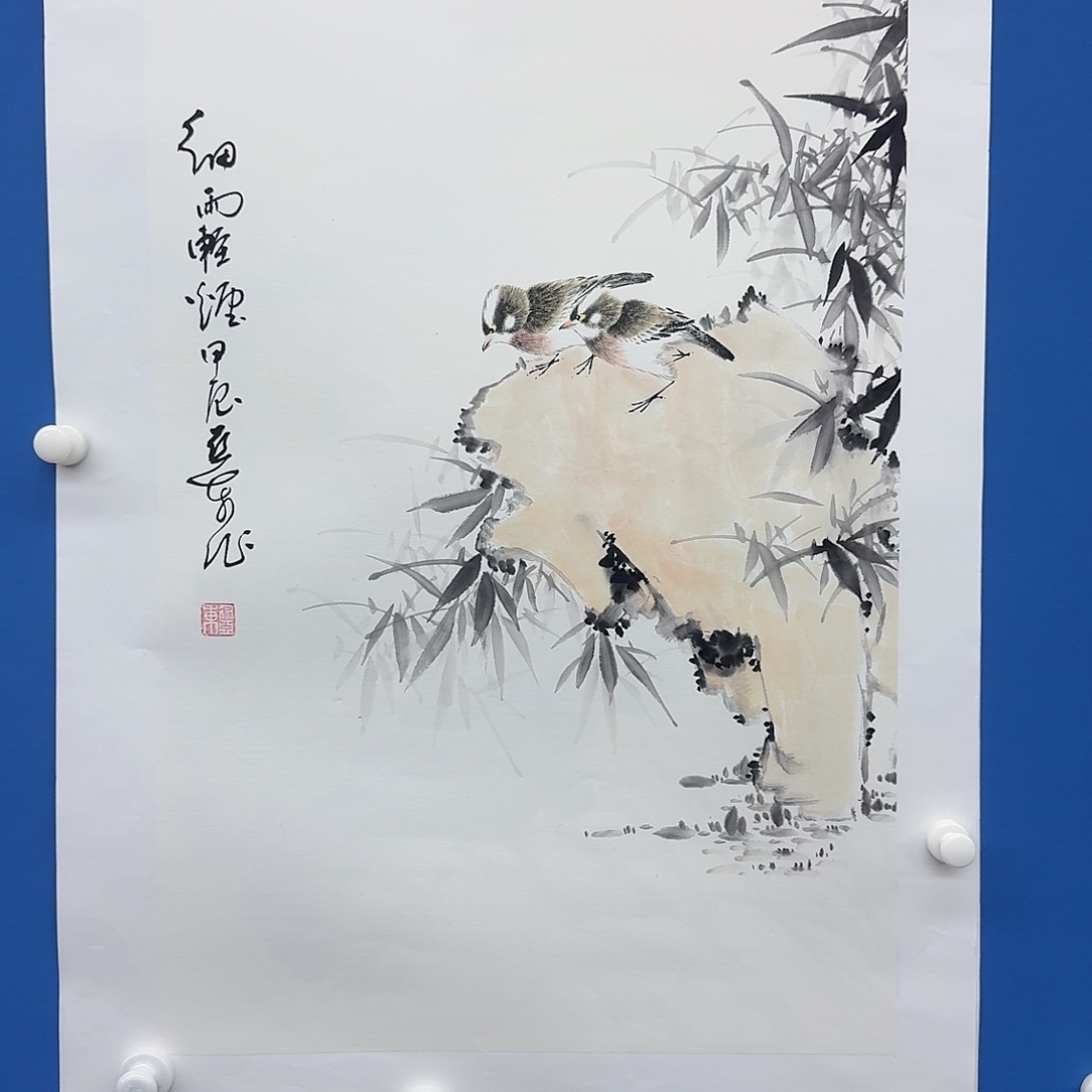 国画多次参加国内外大型