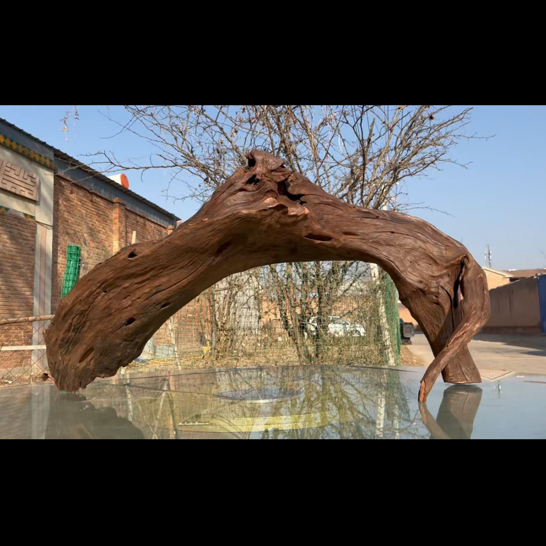 尺寸：95✖️30✖️46，鱼缸造景沉木摆件，紫柚木，秒沉水，包煮，南美缸